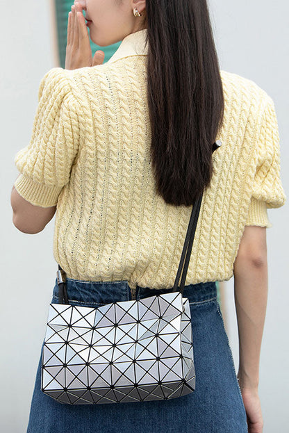 Trendy Geometric Embossed Bag