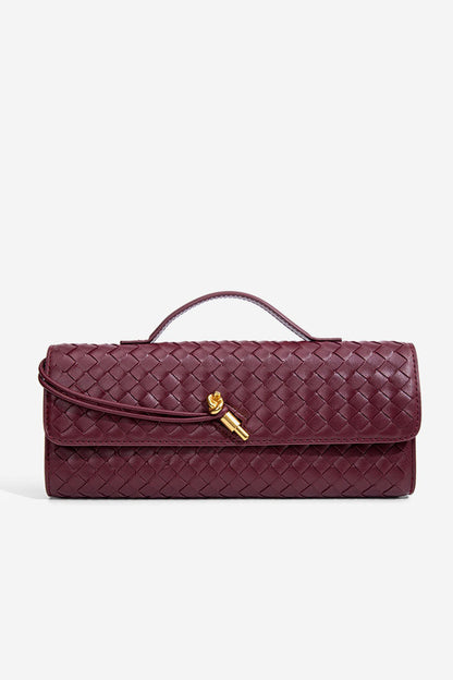 Woven Design Evening Clutch Bag