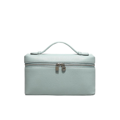 Small Pink Genuine Leather Tote Bag