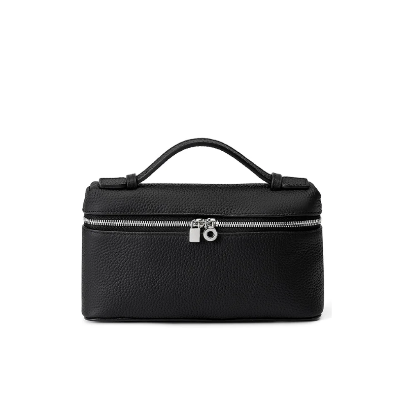 Small Pink Genuine Leather Tote Bag