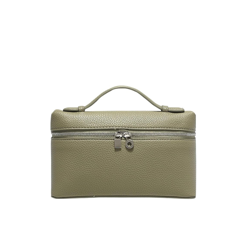 Small Pink Genuine Leather Tote Bag