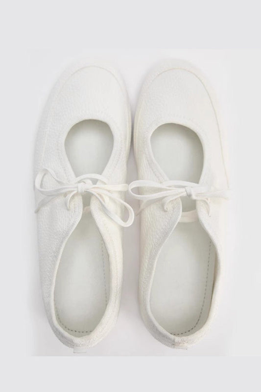Ballet Flats With Laces
