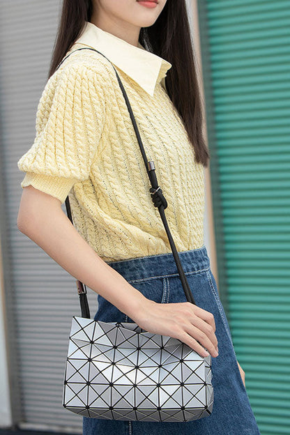 Trendy Geometric Embossed Bag
