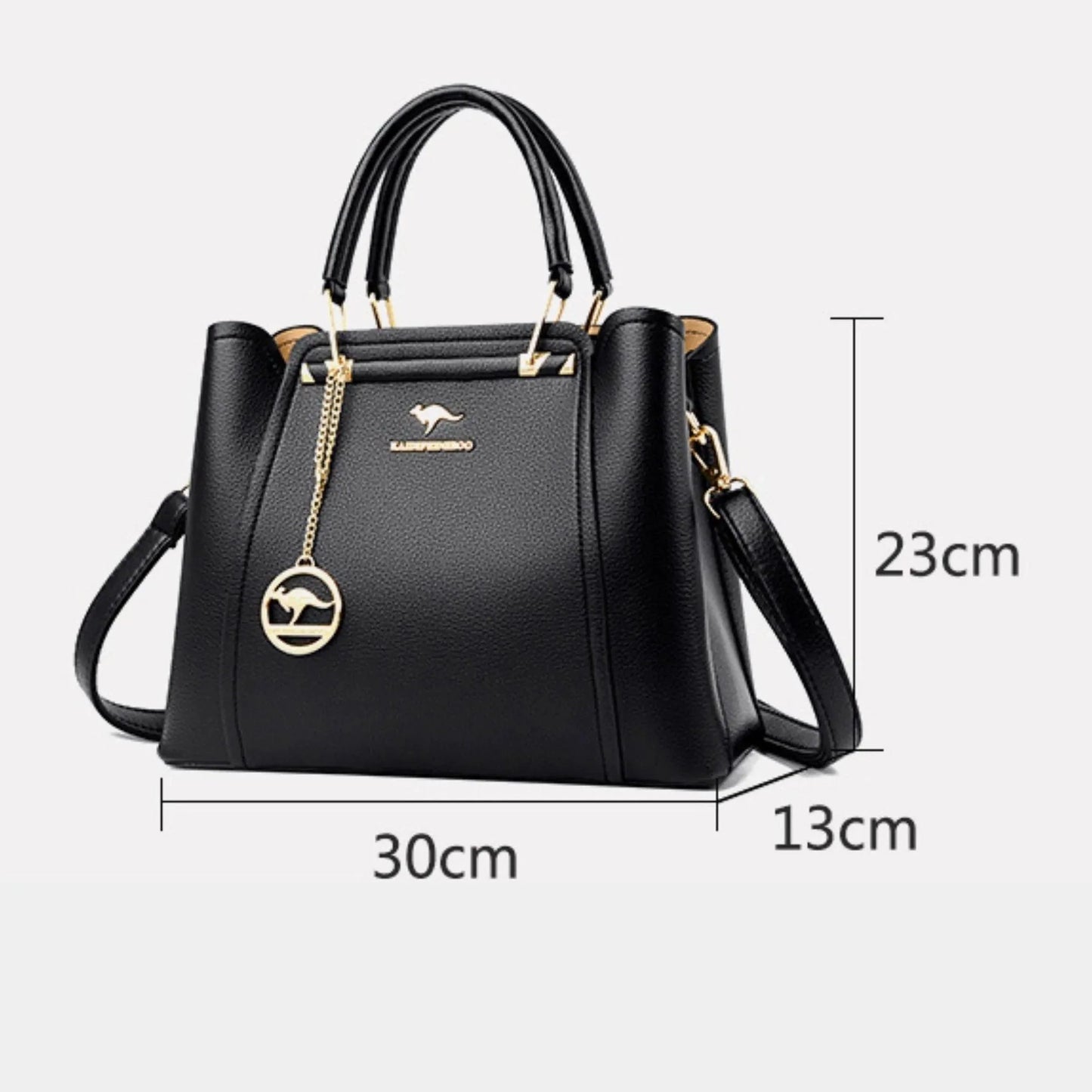 Luxurious Genuine Leather Crossbody Bag - Style Couer