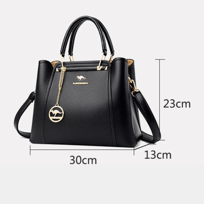Luxurious Genuine Leather Crossbody Bag - Style Couer