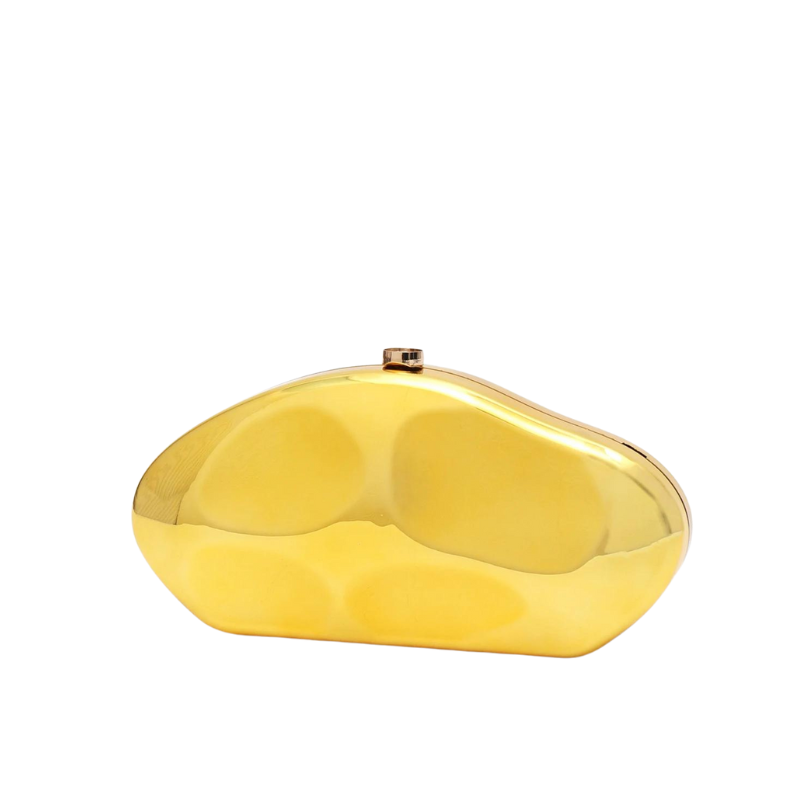 Nicole Metallic Clutch Bag