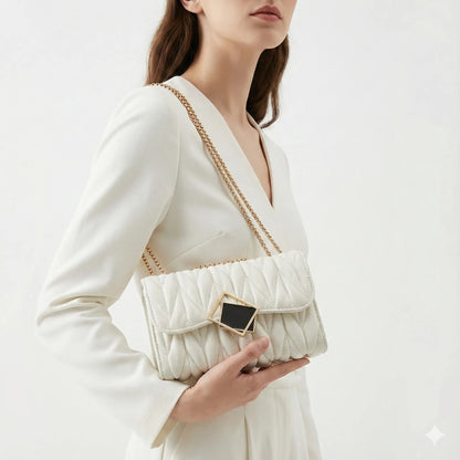 Compact Leather Bag - Vienza