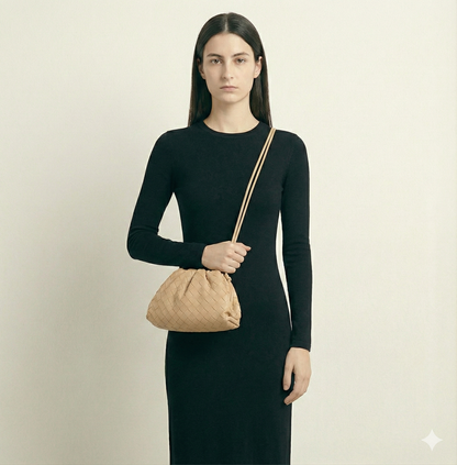 Wendy Woven Pouch Bag