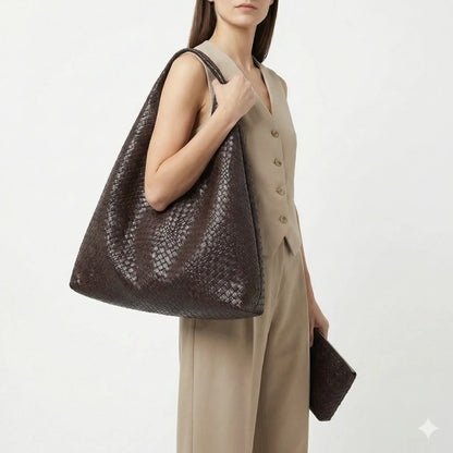 Bag and Wallet in Genuine Leather - Noelle