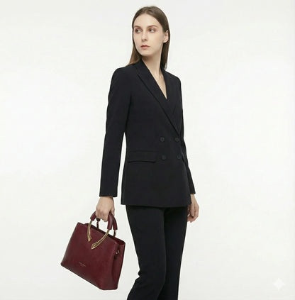 Genuine Leather Crossbody Bag - Uiva