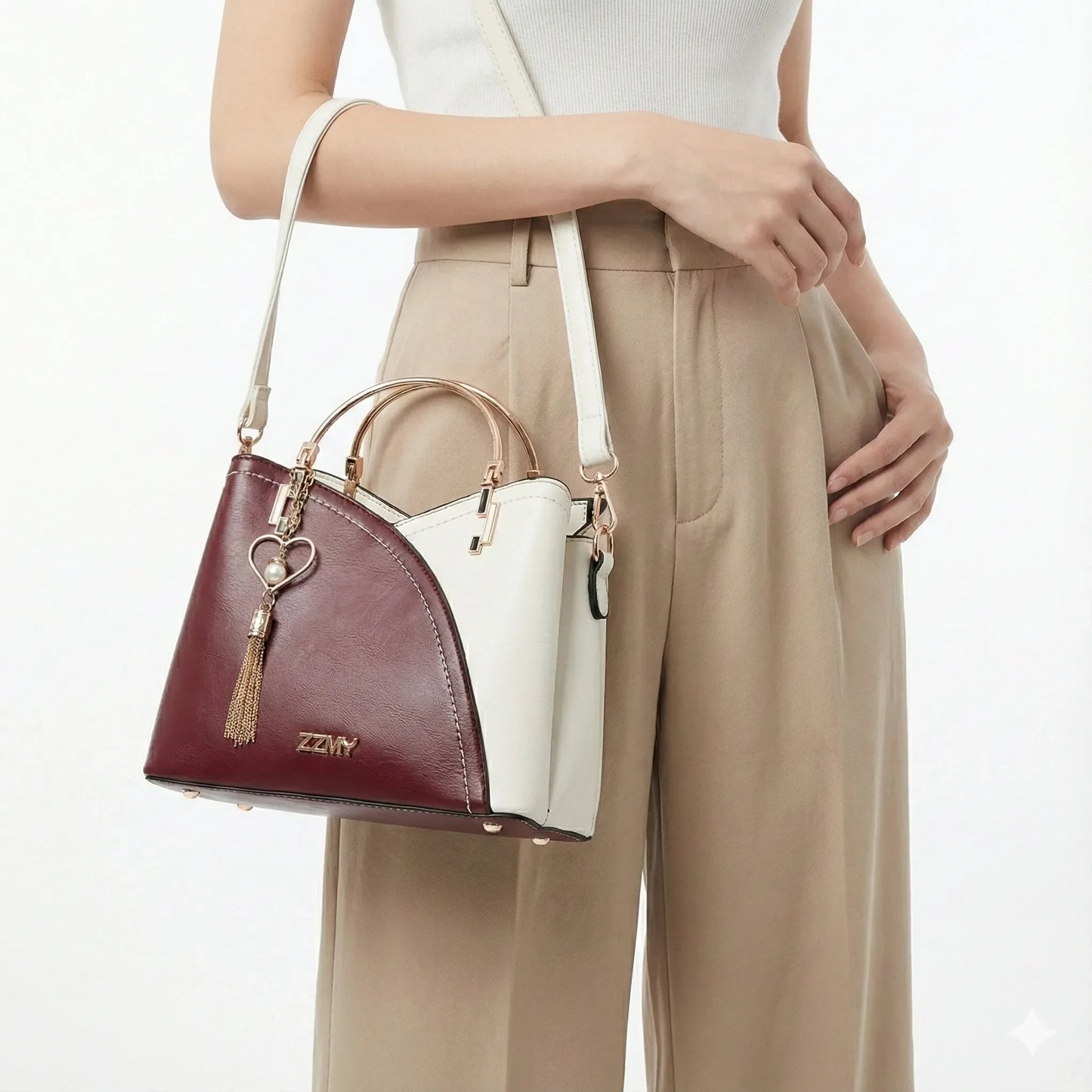 Women's Genuine Leather Bag - Florenza