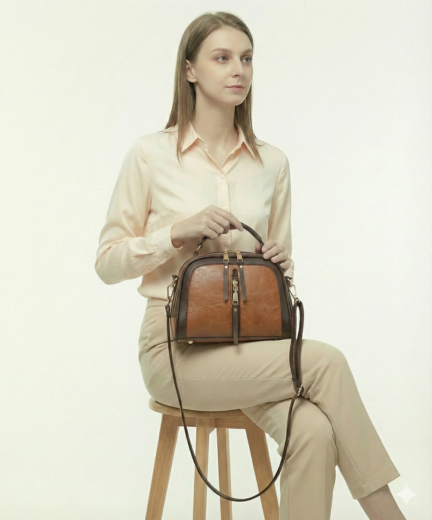 Small Genuine Leather Bag - Novelle