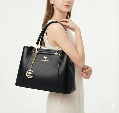 Luxurious Genuine Leather Crossbody Bag - Style Couer