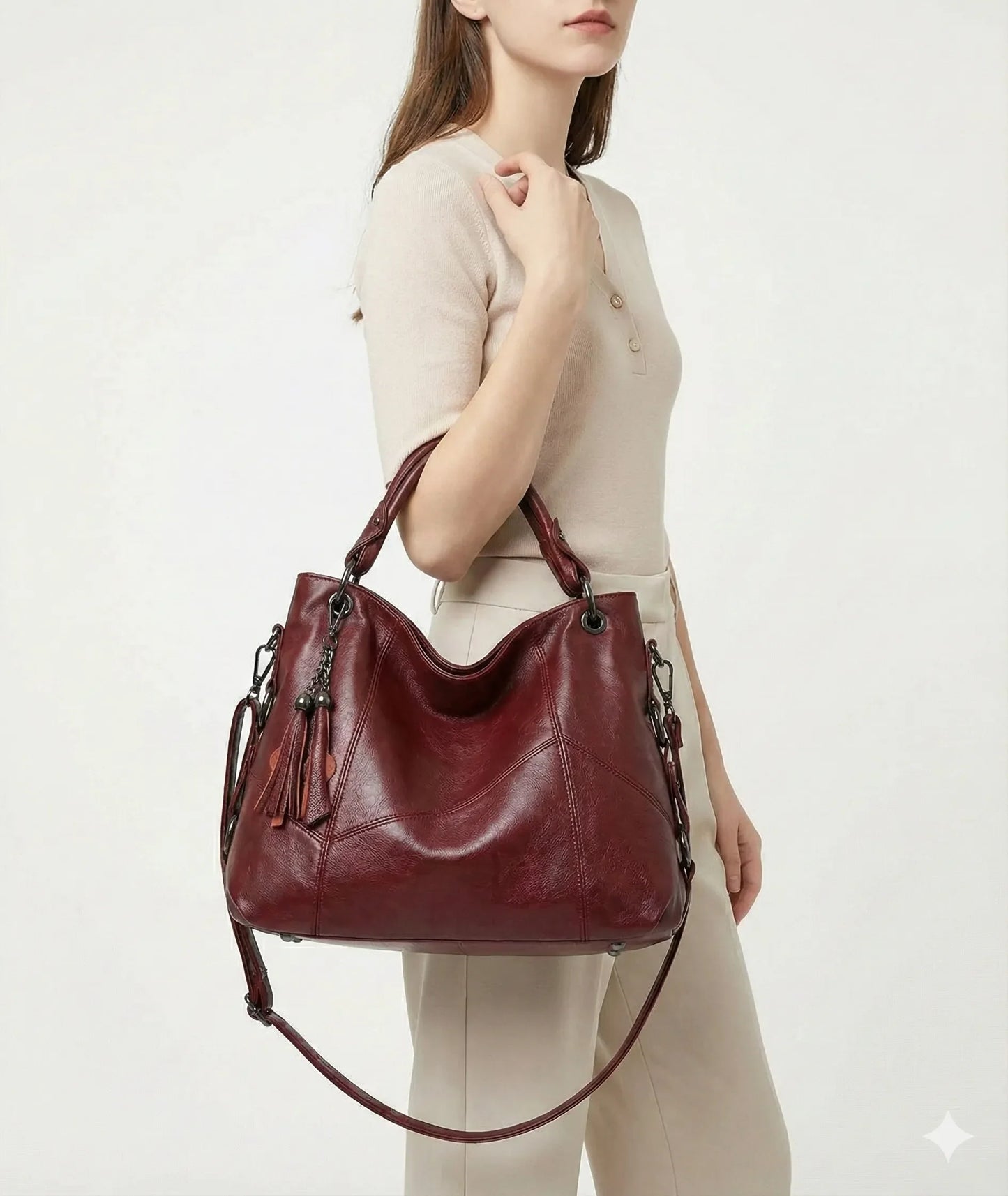 Genuine Leather Bag - Catharina