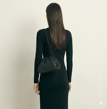 Wendy Woven Pouch Bag