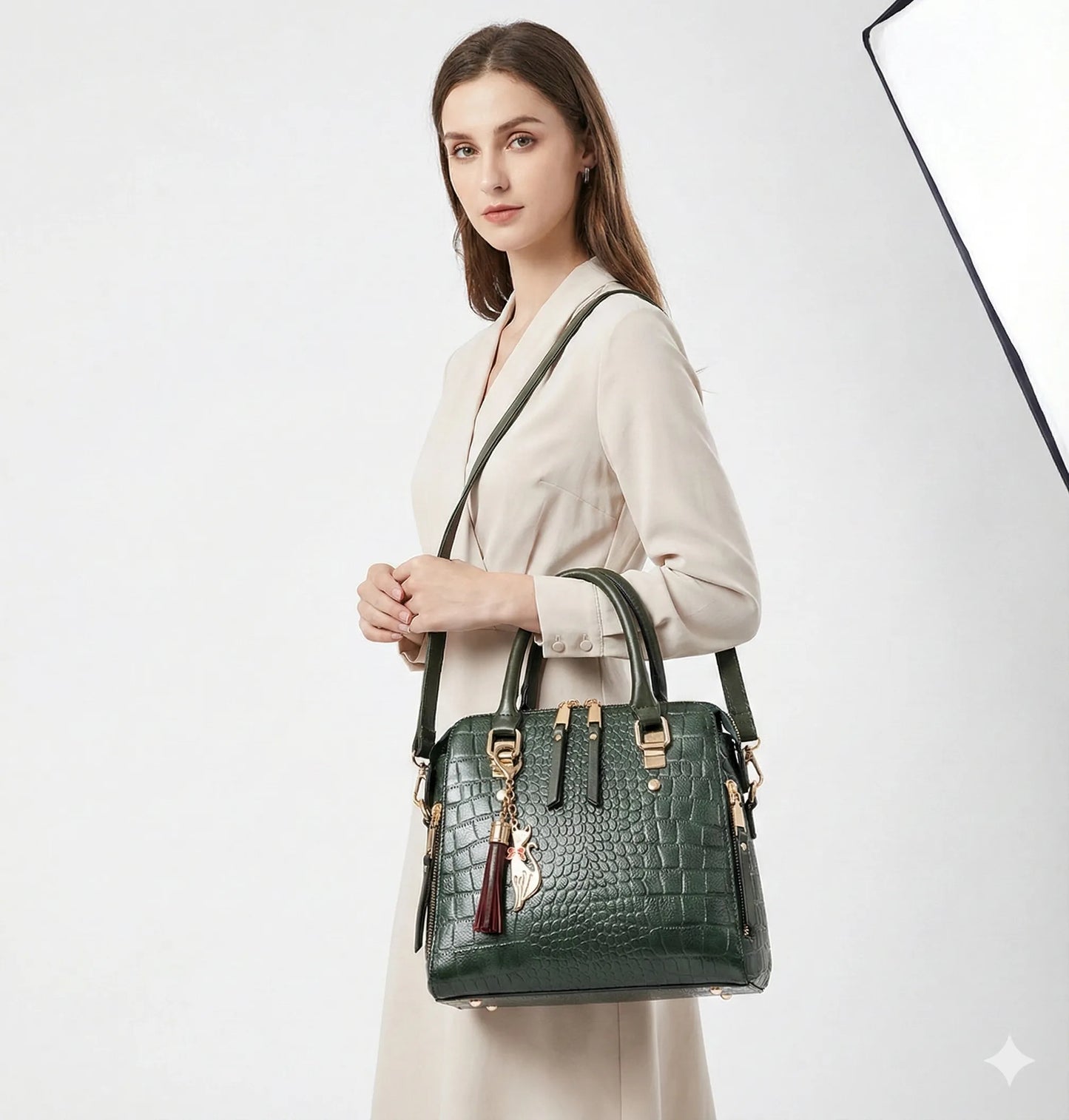 Genuine Leather Bag - Mia