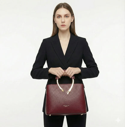 Genuine Leather Crossbody Bag - Uiva