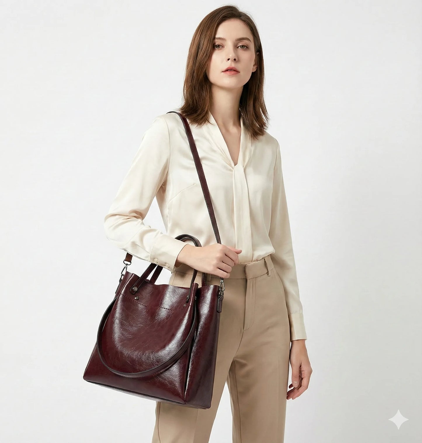 Genuine Leather Bag - Maelis