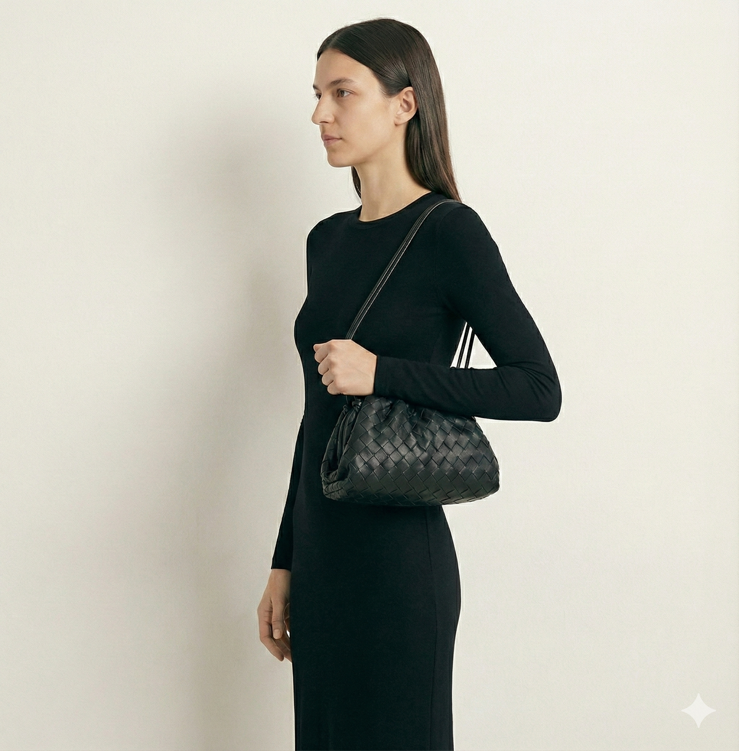 Wendy Woven Pouch Bag