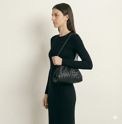 Wendy Woven Pouch Bag