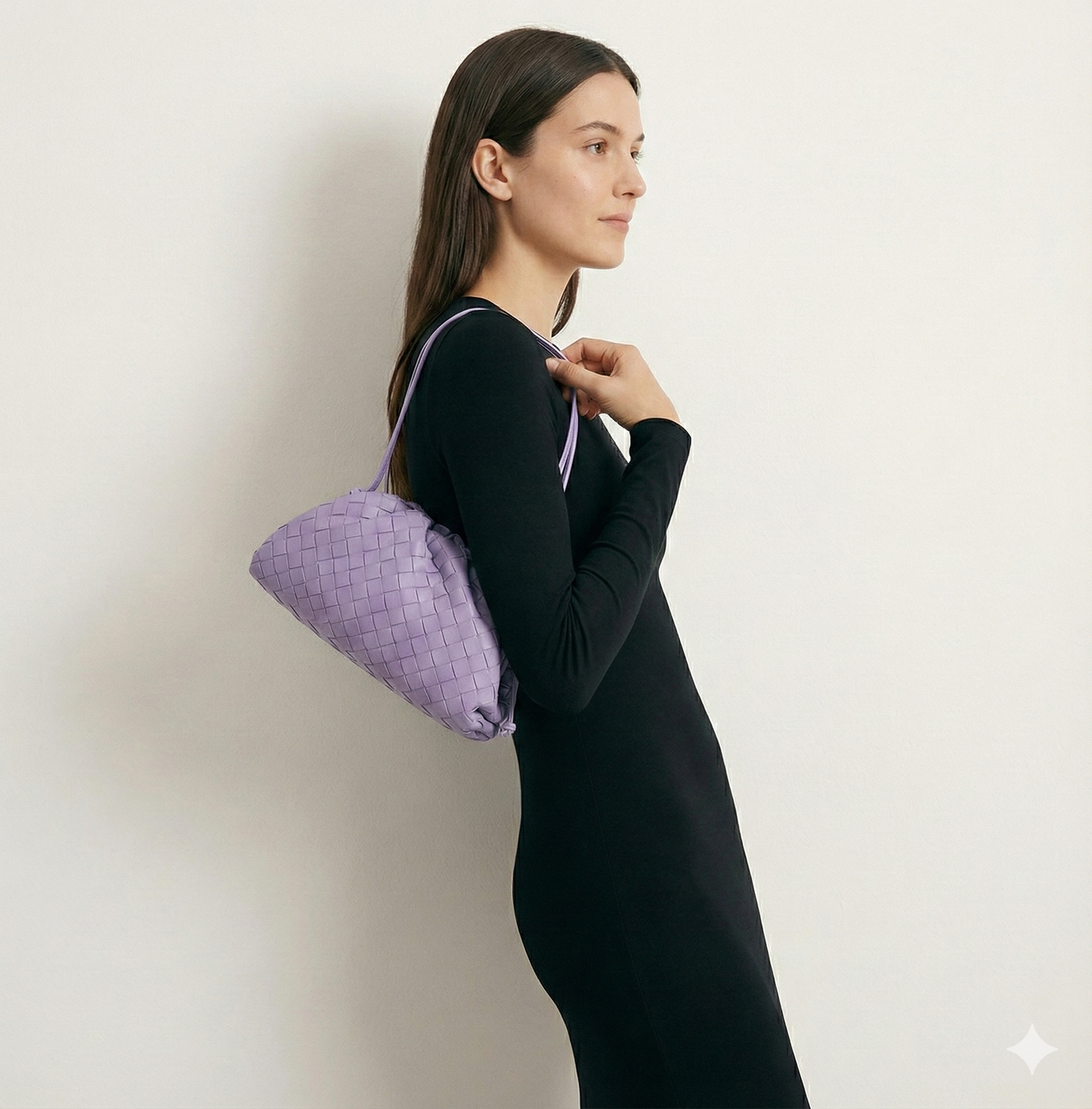 Wendy Woven Pouch Bag