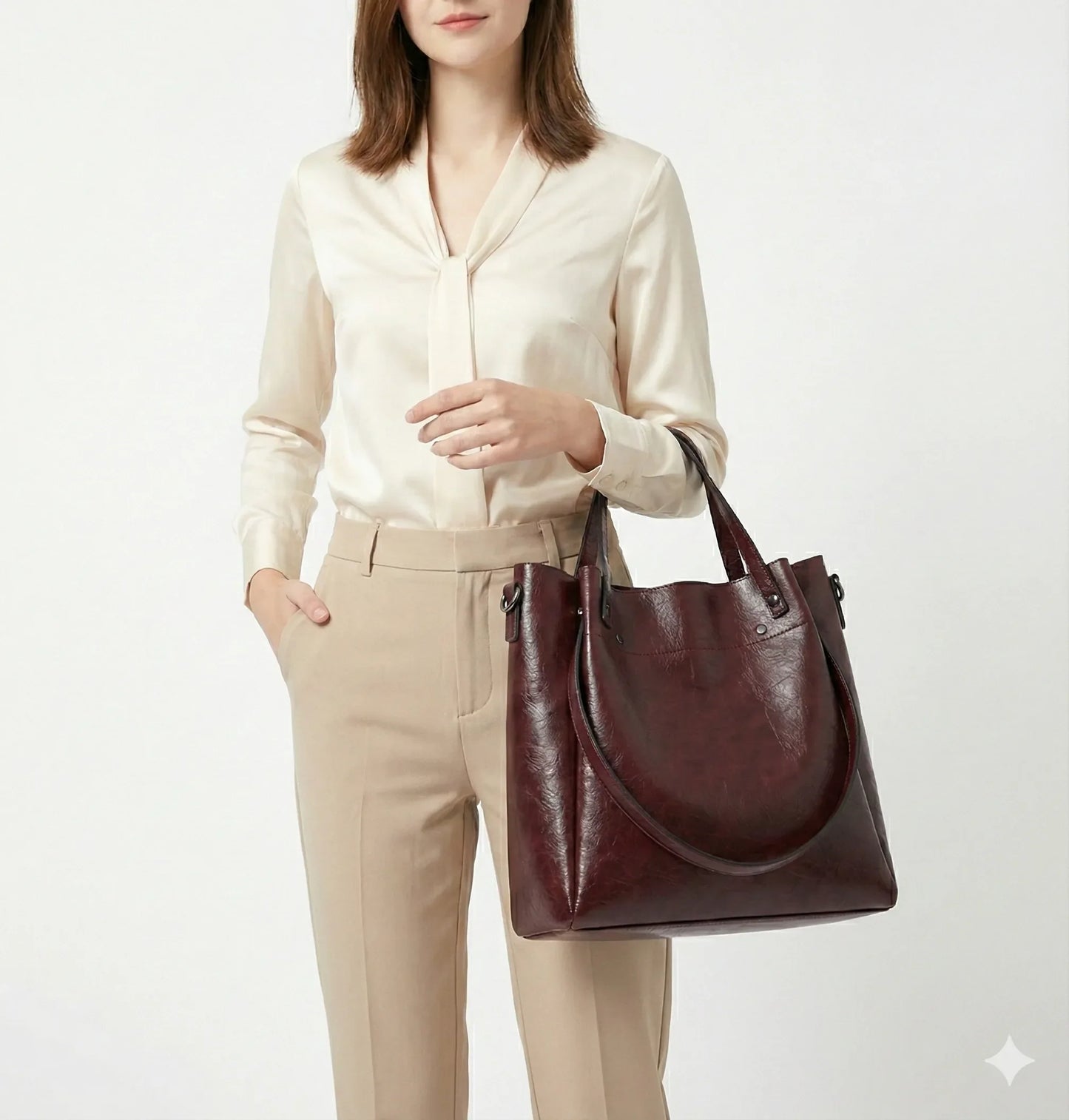 Genuine Leather Bag - Maelis