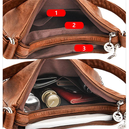 Women's Genuine Leather Bag - Lim