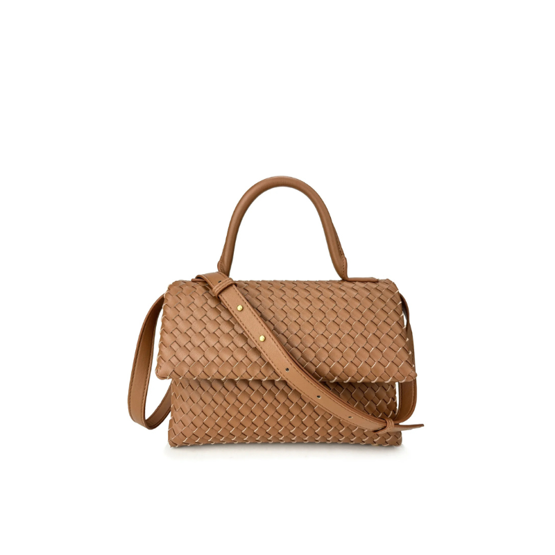 Débora Woven Genuine Leather Bag