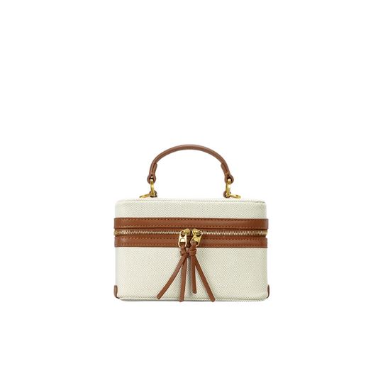 Fernanda Canvas Box Crossbody Bag