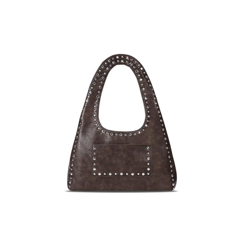 Vintage Boho Studded Shoulder Bag