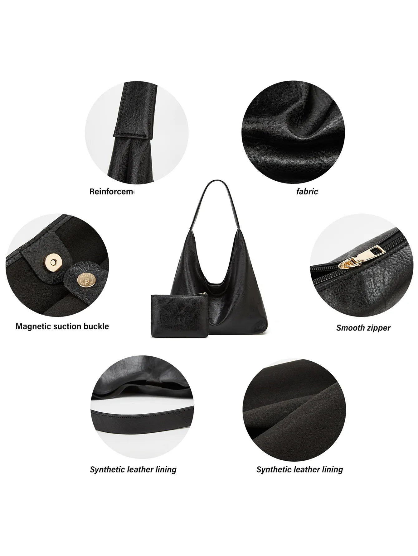 Genuine Leather Messenger Bag + Leather Wallet - Manz