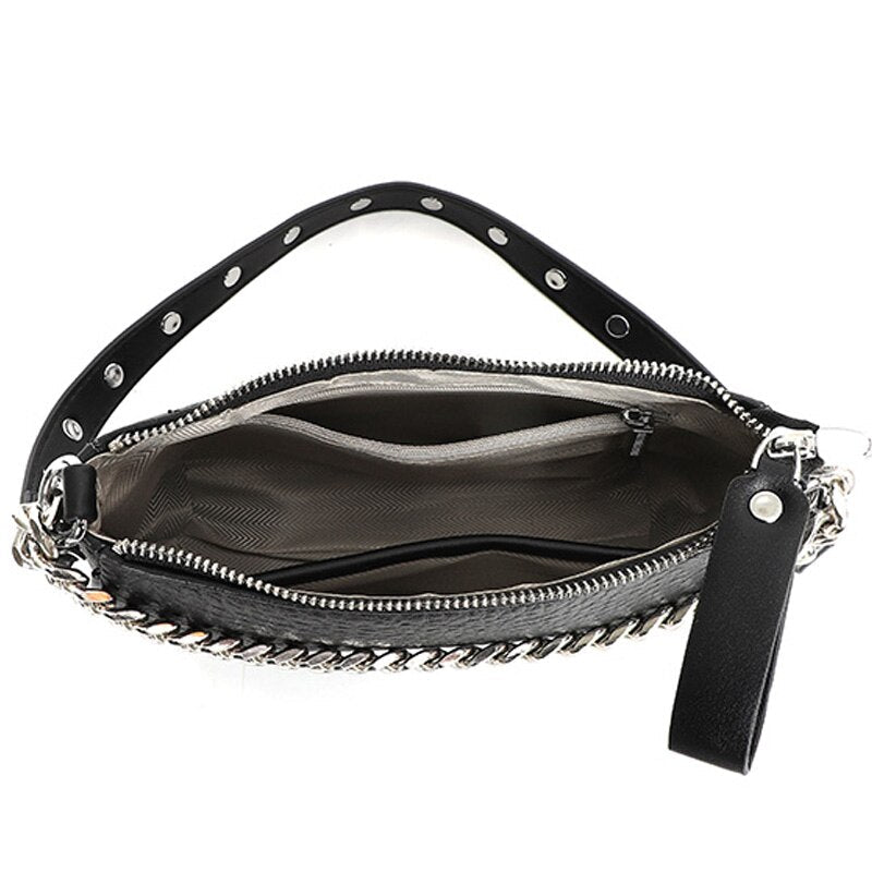 Small Genuine Leather Crossbody Bag Lara