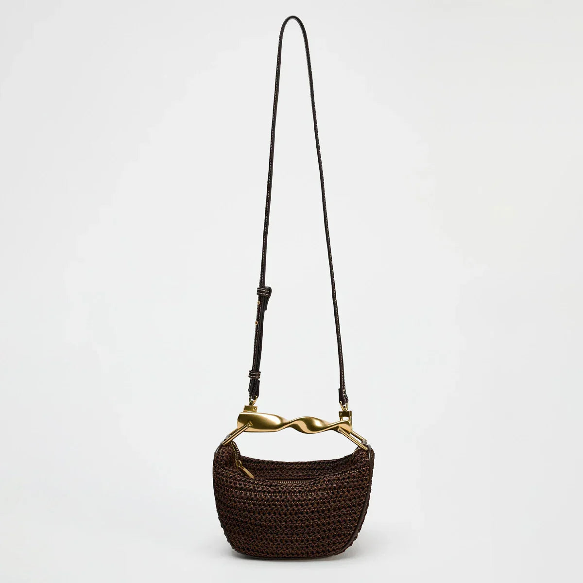 Bruna Crochet Crossbody Bag