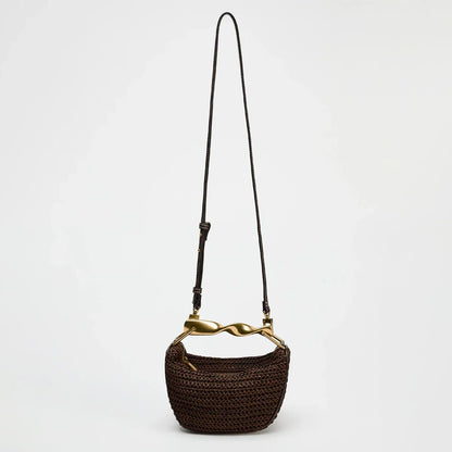 Bruna Crochet Crossbody Bag