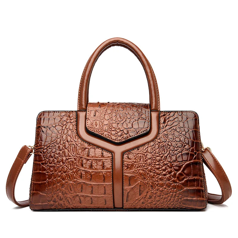 Genuine Leather Bag - Crock