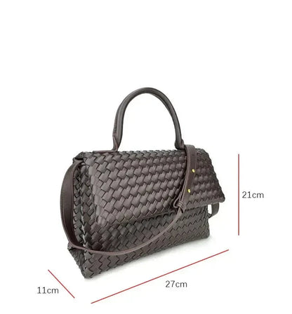 Débora Woven Genuine Leather Bag