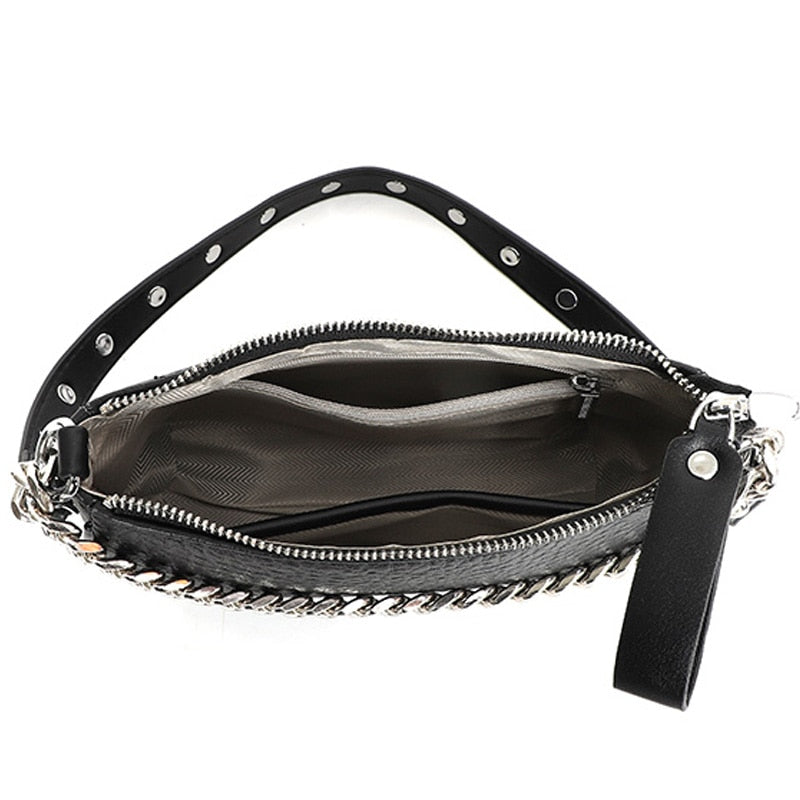 Small Genuine Leather Crossbody Bag Lara