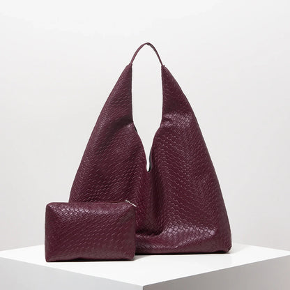 Bag and Wallet in Genuine Leather - Noelle