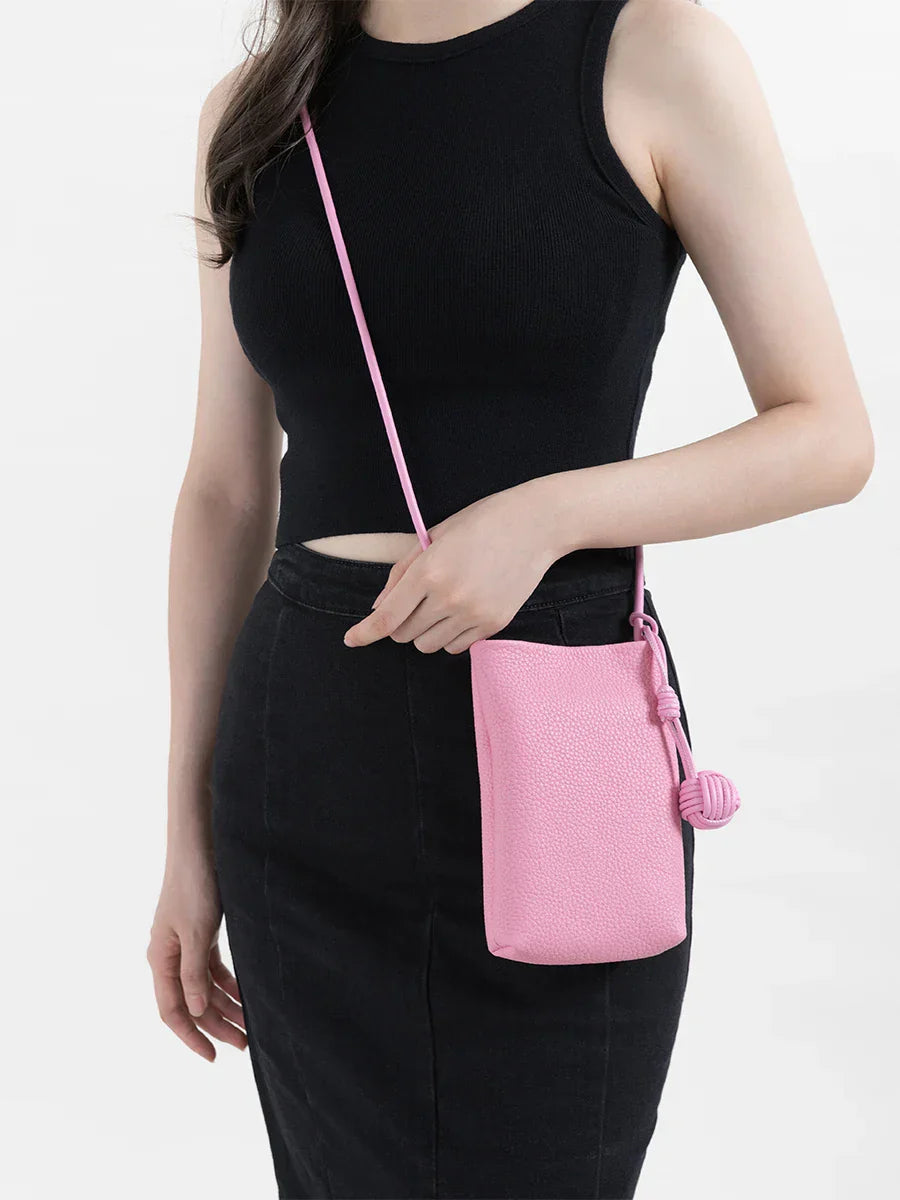 Sarah Small Genuine Leather Phone Bag