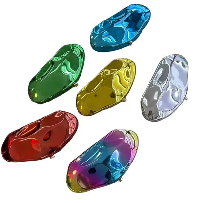 Nicole Metallic Clutch Bag