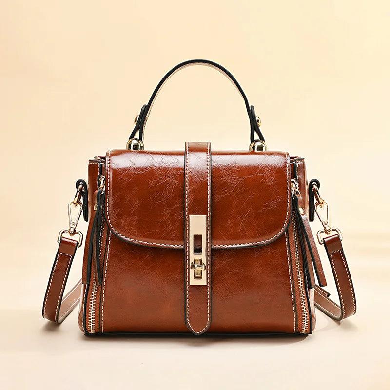 Genuine Leather Bag - Nina