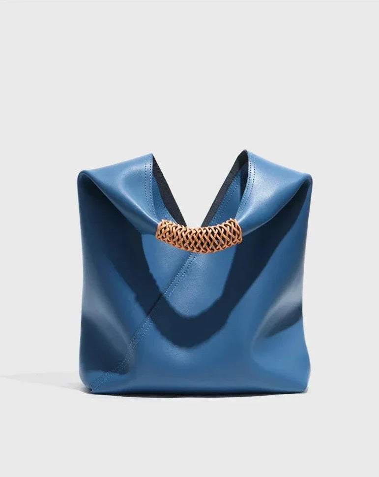 Rebeca Large Genuine Leather Shopping Bag