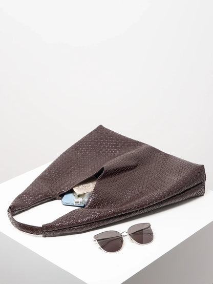 Bag and Wallet in Genuine Leather - Noelle