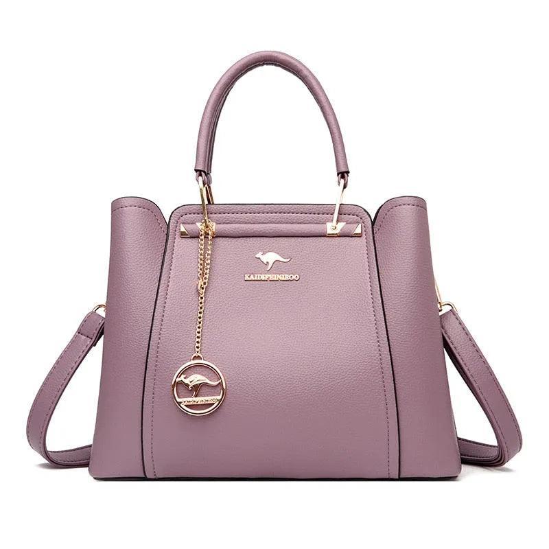 Luxurious Genuine Leather Crossbody Bag - Style Couer