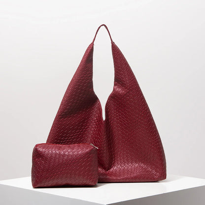 Bag and Wallet in Genuine Leather - Noelle