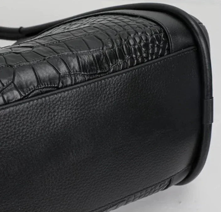 Chloe Croco Medium Genuine Leather Bag