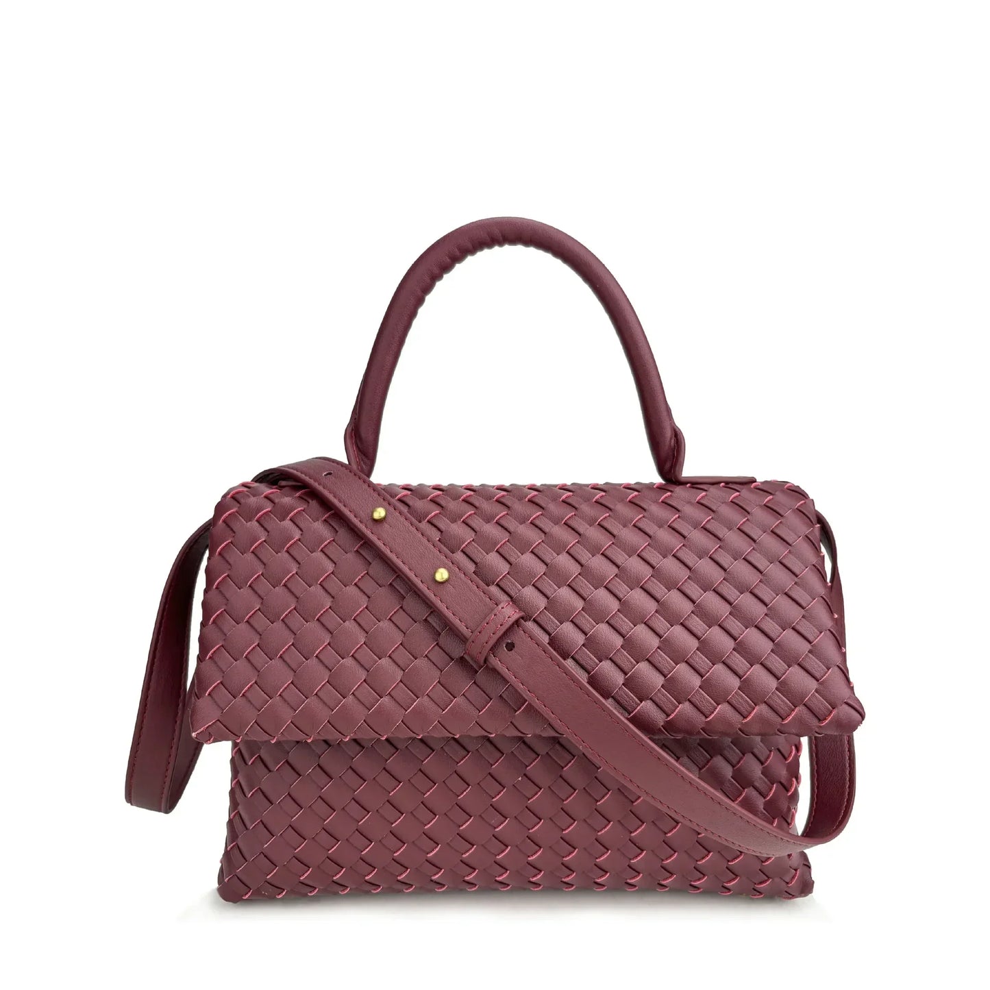 Débora Woven Genuine Leather Bag