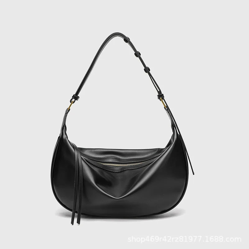 Small Genuine Leather Bag - Lia