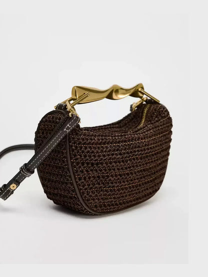 Bruna Crochet Crossbody Bag