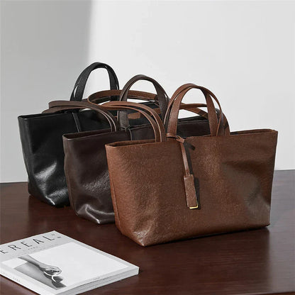 Genuine Leather Tote Bag Joana